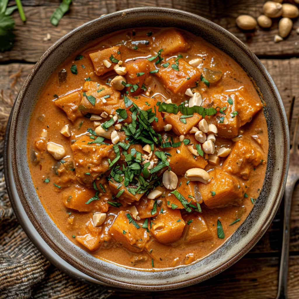 African Peanut Sweet Potato Stew