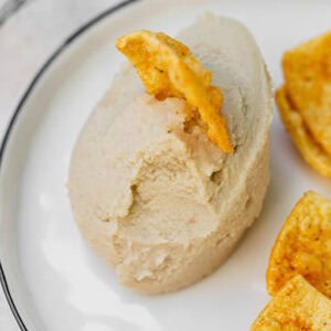 Oil-free hummus