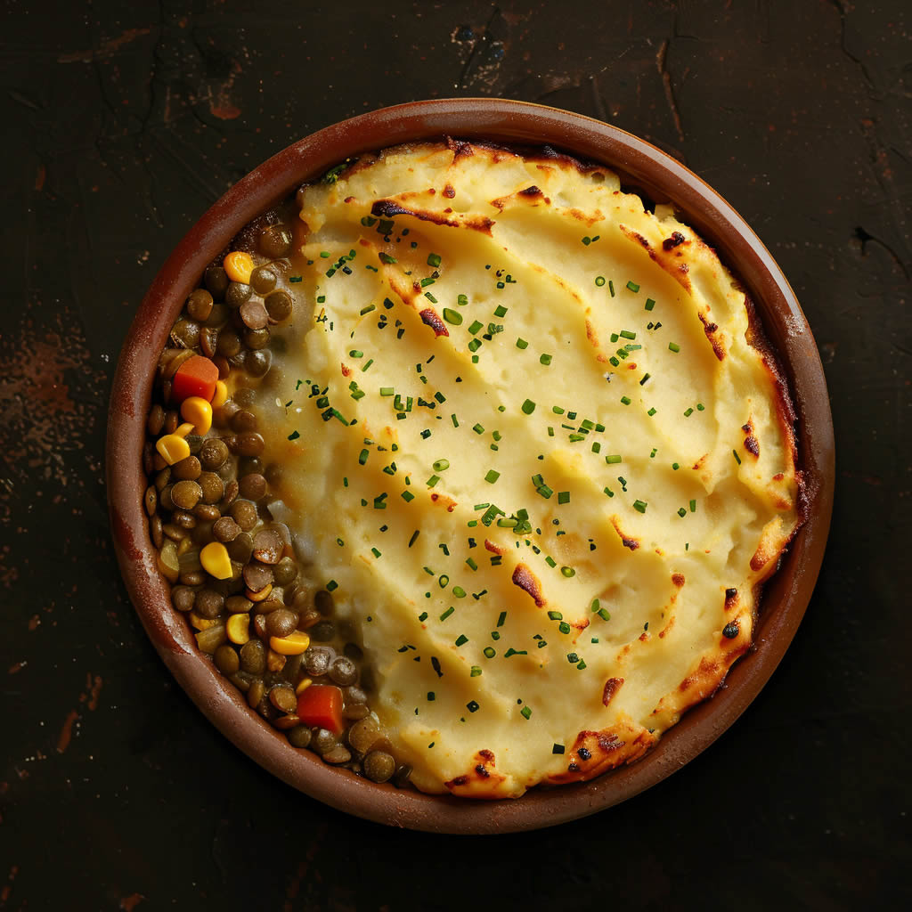 Vegan Lentil &amp; Potato Shepherd’s Pie
