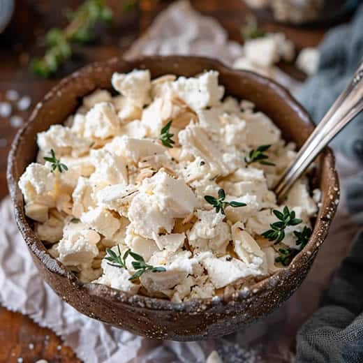 Almond feta